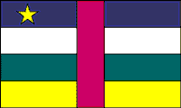 флаг Центральноафриканской Республикой