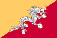 флаг Бутана